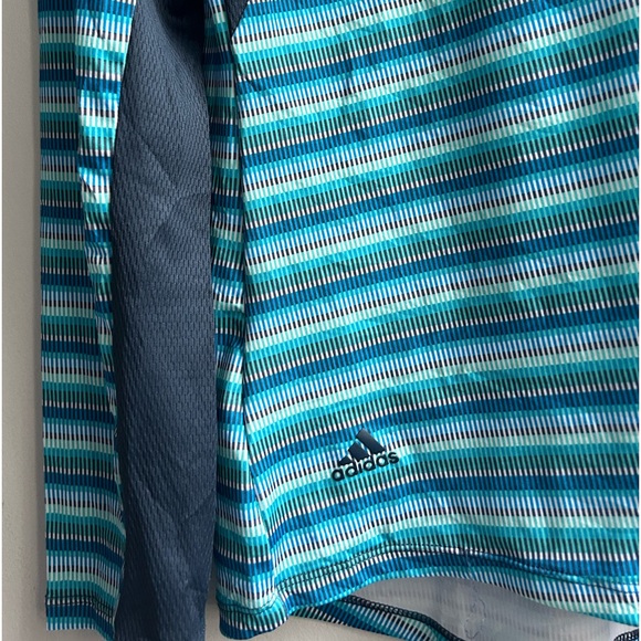 ADIDAS Golf womens size large long sleeve 1/4 zip sun protection shirt - Picture 3 of 8